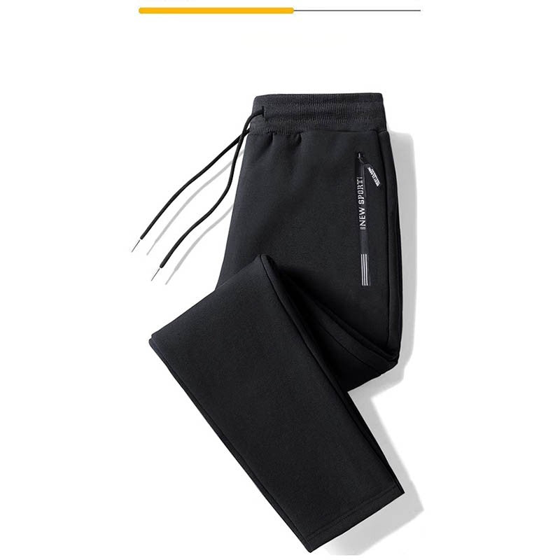 Calça casual masculina primavera e outono nova solta reta calça comprida calça jogger esportiva da moda