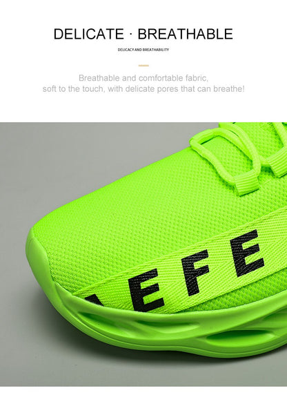 Tênis Masculino YRZL Calçados Masculinos Tênis Designer de Luxo Sapatos Masculinos Casuais Plataforma Antiderrapante Tênis de Corrida Masculino