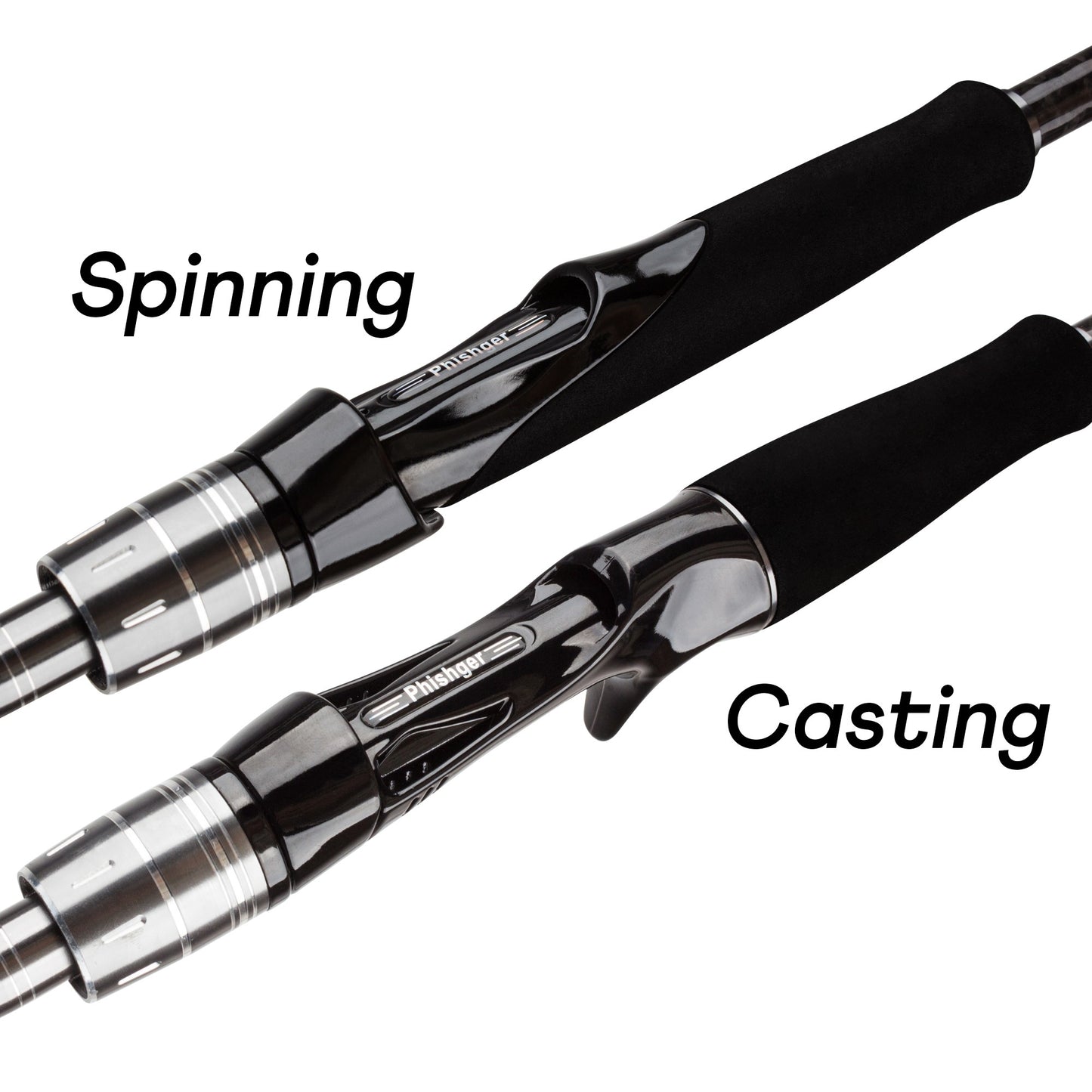 PHISHGER MAXIMUS Varas de Pesca de Isca Giratória e Arremesso 1,65m~3,0m Guia Fuji Carbono 30T Ultraleve Rápida L/ML/M 3-35g