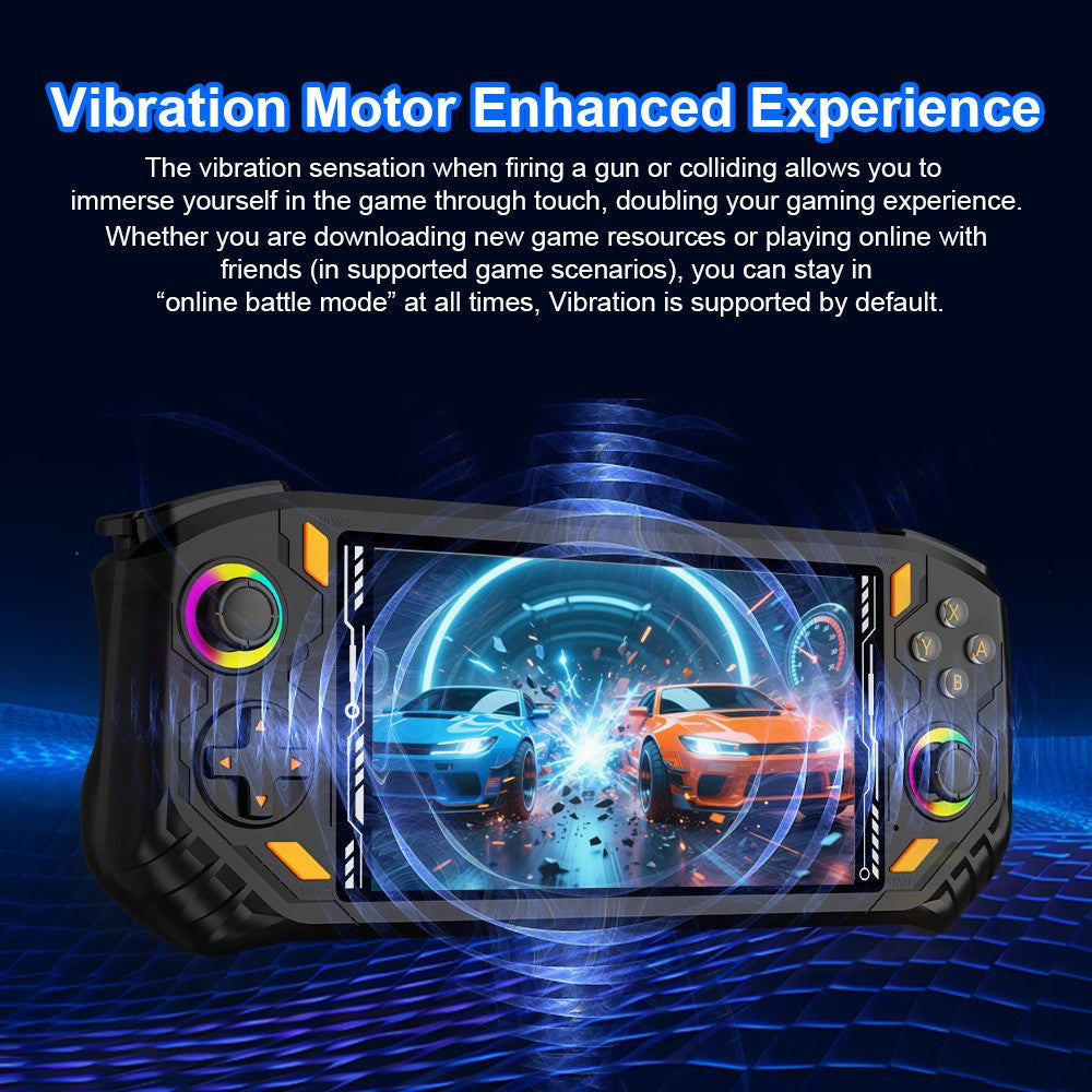 AISLPC RG52 MINI Handheld Game Console 5.5" IPS Screen 2.4G WIFI 22000+Games RK3562 Dual System Portable Handheld Video Player