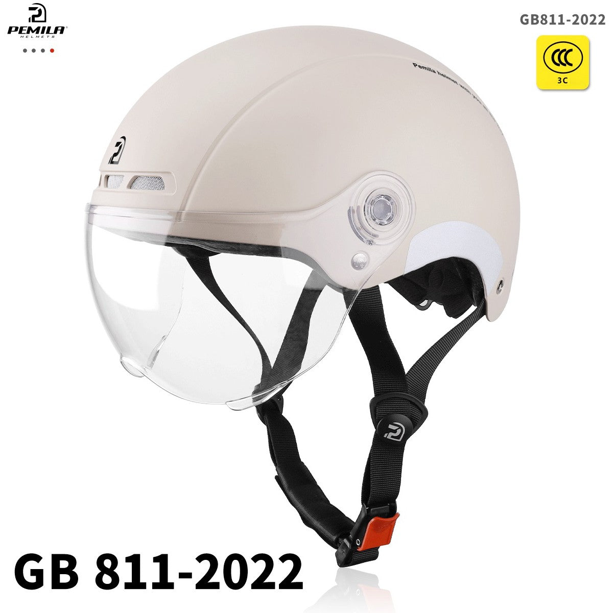 Capacete de Ciclismo PEMILA Com Lente de Óculos Proteção de Orelha Adesivo Refletivo Capacete de Bicicleta MTB Bicicleta de Estrada E-Bike Capacete de Bicicleta Para Adultos