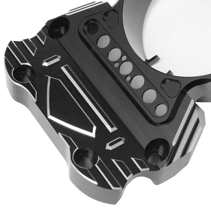 Suporte de Instrumentos de Alumínio CNC Preto para Motocicletas Harley Sportster Iron XL883 Custom Low 1200 48 72