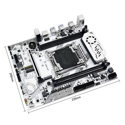 Placa-mãe MAXHINIST X99 K9 TPM 2.0 LGA 2011-3 Xeon E5 2680 V4 CPU 16GB 2666MHz DDR4 RAM Opções de kit de memória de quatro canais