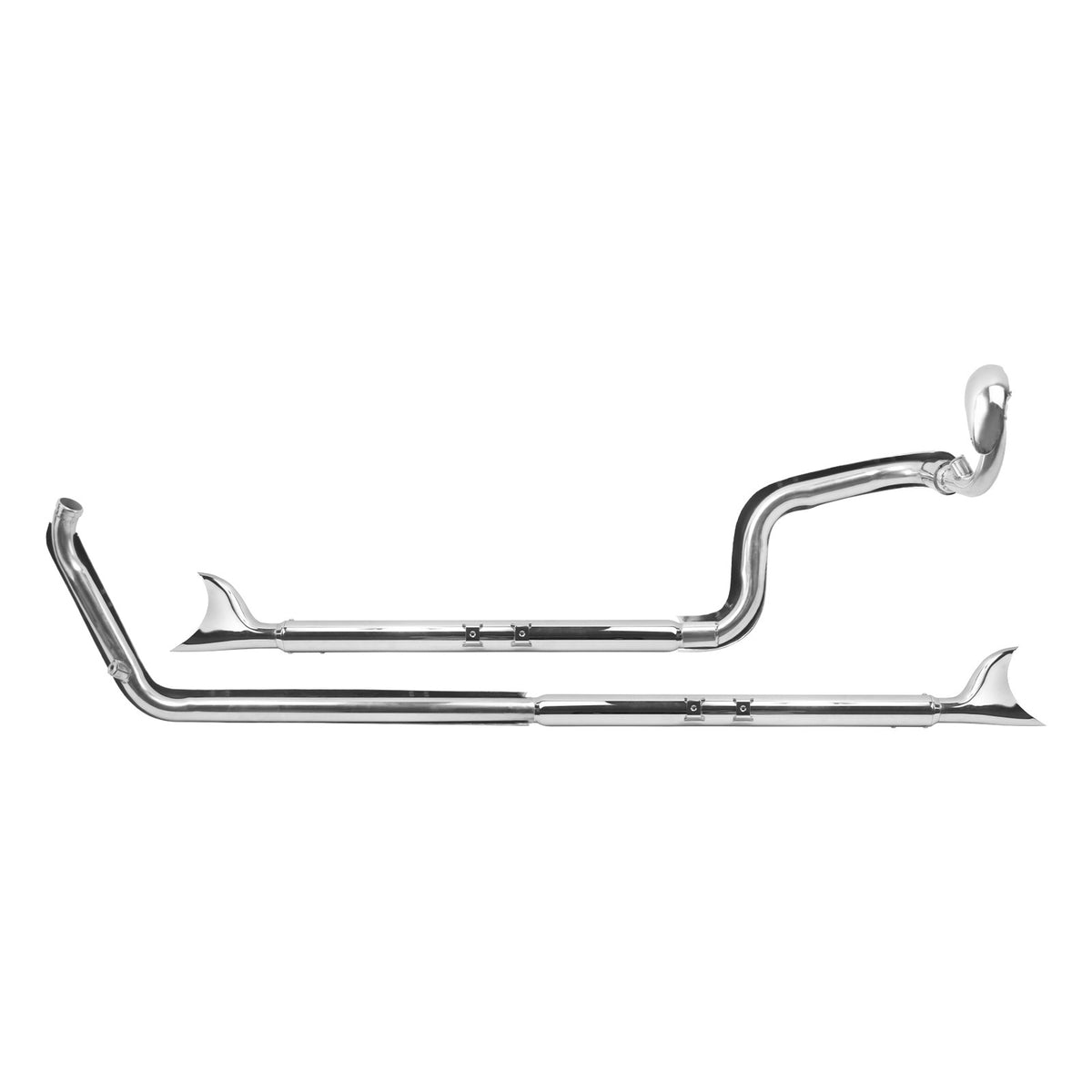 Motorcycle Exhaust Pipe Dual Exhaust System Kit For Harley Softail Fatboy FLSTF Deluxe 2007-2017 Breakout FXSB 13-16 Accessories