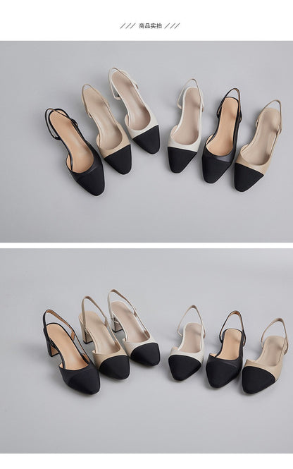 Plus Size New Summer Party Thick Heel Genuine Leather Sandals 6.5 cm High Heel Women Shoes