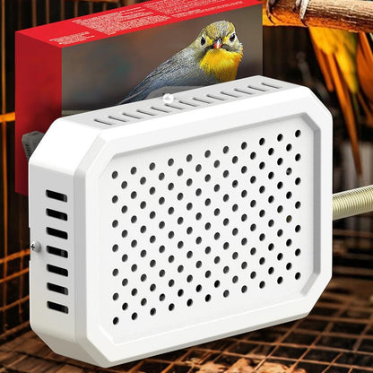 Aquecedor de Gaiola de Pássaros Impermeável Aquecedor de Inverno Acessórios para Animais de Estimação Aquecedor de Gaiola Termostático M5J8