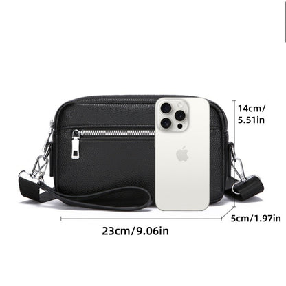 New Style Hand-Held Men's Bag - Trendy Large-Capacity Waterproof Shoulder Bag Casual And Versatile Cross-Body Bag