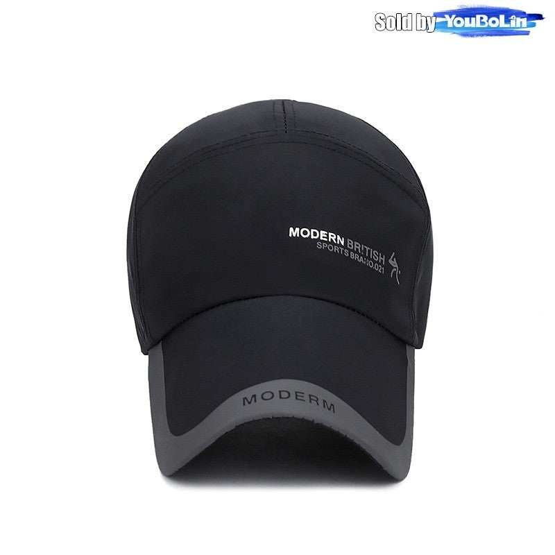 Boné de Beisebol Ajustável de Aba Estendida Fino de Secagem Rápida de Verão Boné de Pesca Bonés Trucker Bonés de Papai