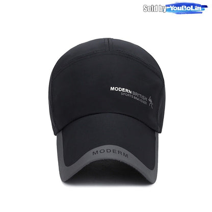 Boné de Beisebol Ajustável de Aba Estendida Fino de Secagem Rápida de Verão Boné de Pesca Bonés Trucker Bonés de Papai