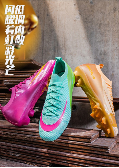 New Men Soccer Shoes TF/FG Society Match Cleats Football Field Boots Indoor Professional Training Original Women Football Shoes