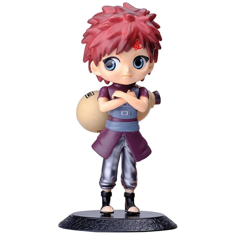 Bonecos de Anime Naruto Figuras de Ação Sakura Uchiha Gaara Kakashi Modelos em PVC para Decoração Coleção Presente Brinquedos 15cm
