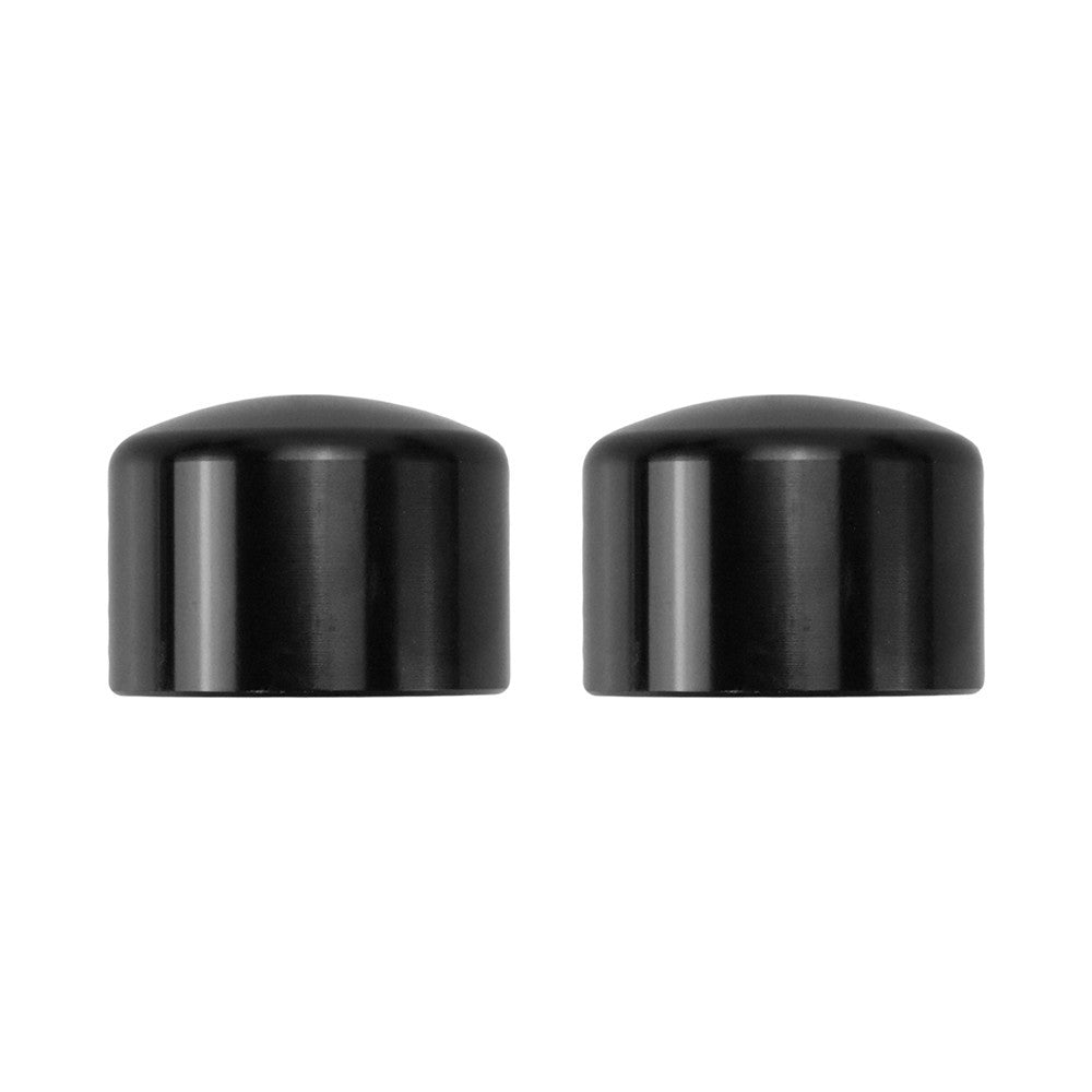 2 peças Tampa do Eixo Dianteiro da Motocicleta Porca Capa Parafuso Preto/Cromado Para Harley Touring Softail Breakout Dyna Street Bob V-Rod Sportster
