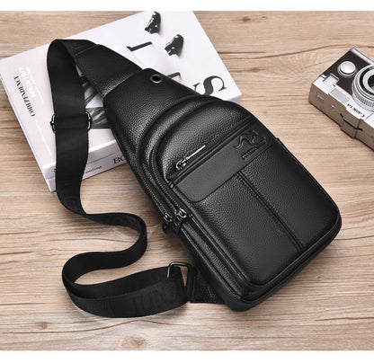 Luxury Brand Kangaroo Leather Men Chest Bag Travel Hiking CrossBody Bag Male Messenger Bag For Men Leather Chest Pack Sling Bag