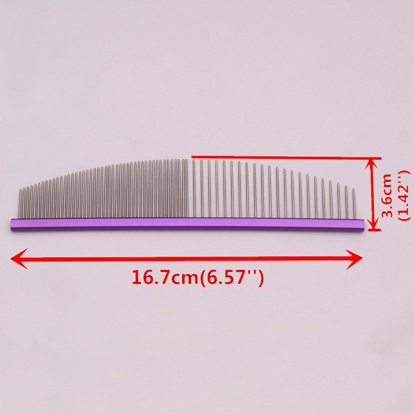 Pet Grooming Combs Aluminum Alloy Brush For Dogs Boundary Knot Massage Tools Professional Salon Cat Hair Cleaning Crescent 7900#