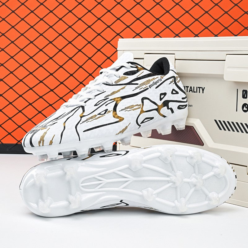 Unisex Youth Soccer Cleats Lightweight Football Shoes for Match Training Enhanced Grip Durable FG TF Comfortable Breathable