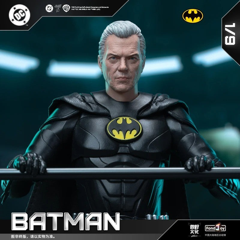 NOVO Boneco Original FondJoy Keaton Batman DC Liga da Justiça Figuras Detective Comics 1/9 BATMAN KEATON PVC Articulado Brinquedo Infantil