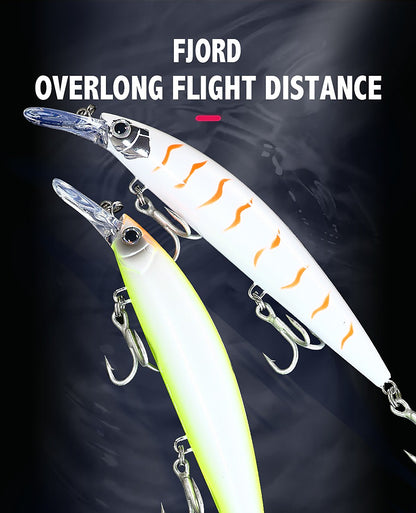 FJORD 110S 37g 90S 29g 70S 17g Heavy Sinking Minnow Fishing Lures Saltwater Freshwater Long Casting Sea Artificial Bait Jerkbait