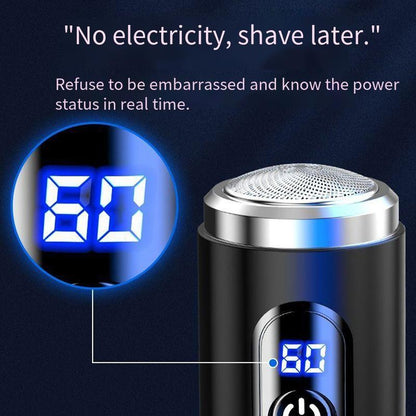 USB Charging Electric Shaver for Men Mini Multifunctional Portable Beard Shaver Water-Washing Feature Waterproof for Home Hotel