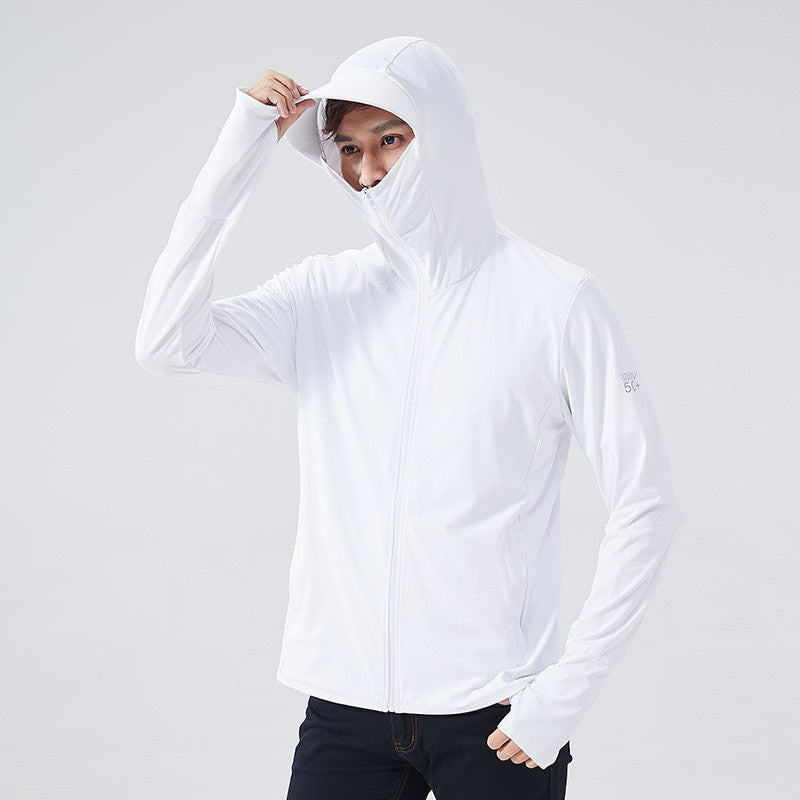 Summer UPF 50+ UV Sun Protection Skin Coats Men Ultra-Light Sportswear Hooded Outwear Men Windbreaker Casual Jackets