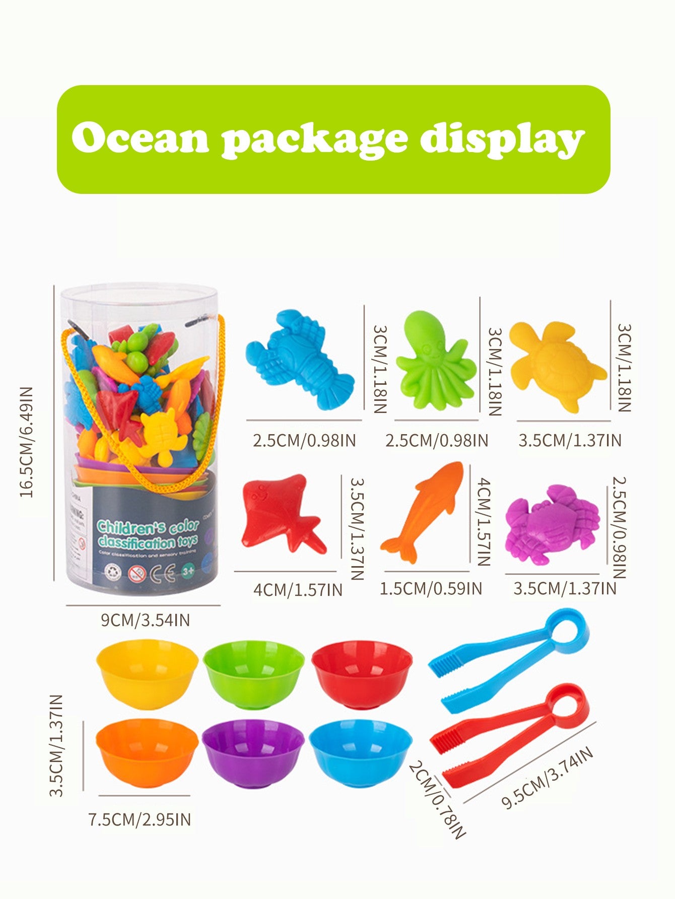 Animal series children's early education enlightenment counting toys teaching aids family cognitive classification toys