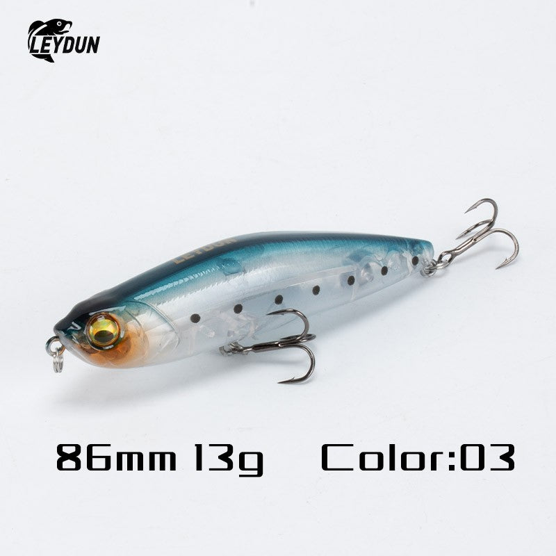 Iscas Artificiais Flutuantes LEYDUN Z-Claw Tipo Lápis 86mm 100mm 120mm Iscas Rígidas Topwater Stickbait de Superfície Boa Ação Wobblers para Robalos