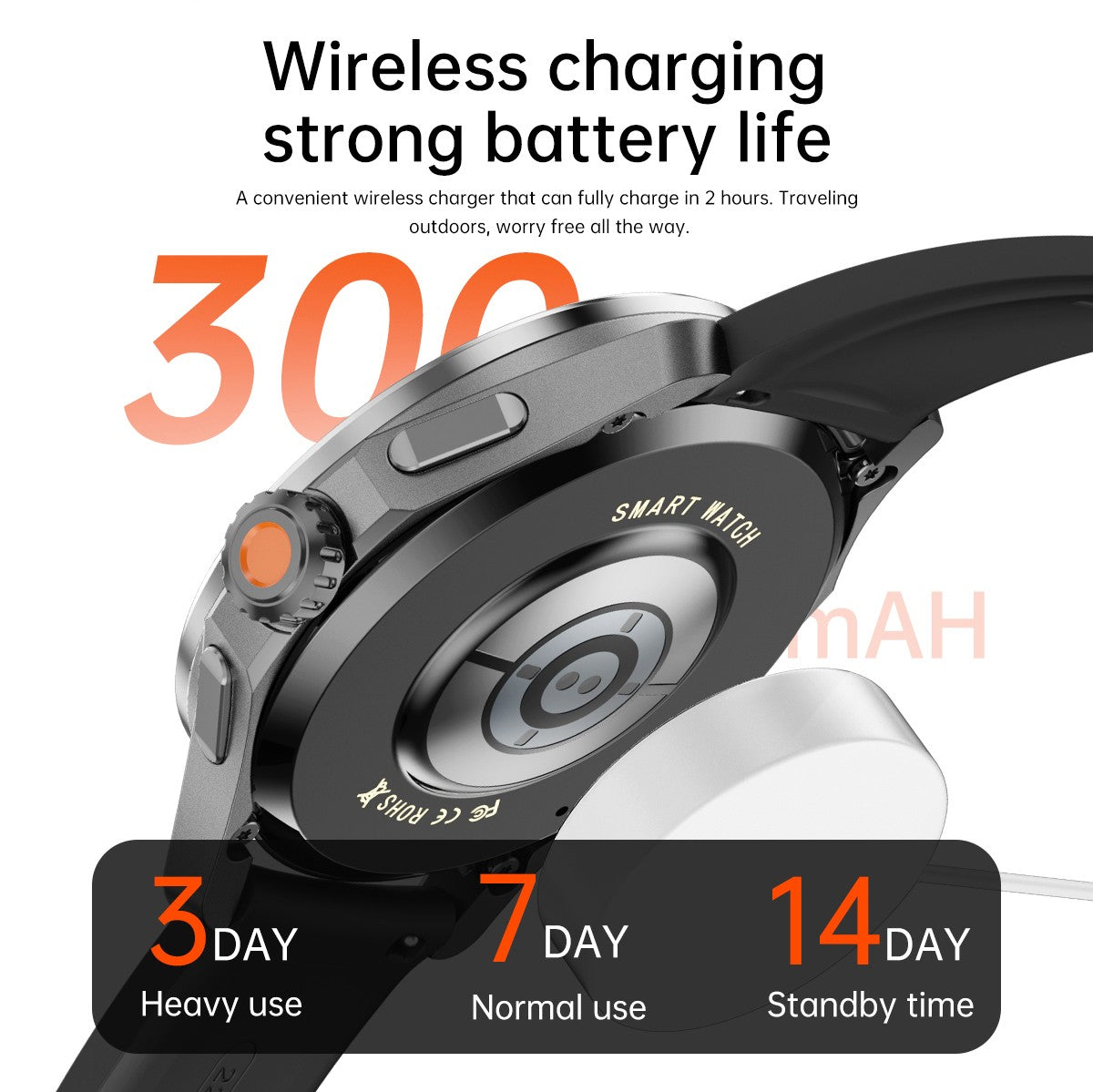Novo Para Xiaomi S4 Ultra Outdoor Sports Smart Watch Masculino 1,53 polegadas AMOLED NFC GPS Bússola Frequência cardíaca À prova d'água Chamada BT Smartwatch