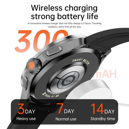 Novo Para Xiaomi S4 Ultra Outdoor Sports Smart Watch Masculino 1,53 polegadas AMOLED NFC GPS Bússola Frequência cardíaca À prova d'água Chamada BT Smartwatch