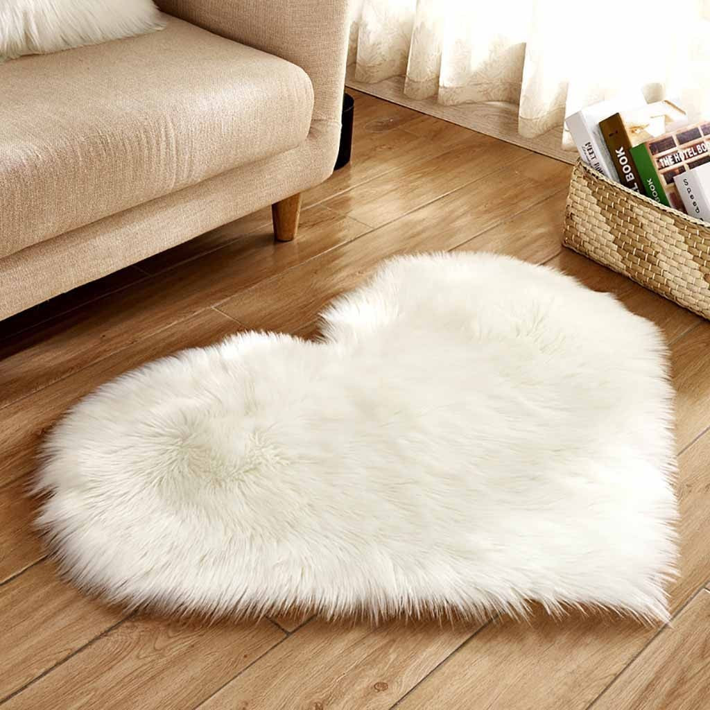 Artificial Wool Imitation Sheepskin Rugs Faux Non Slip Bedroom Shaggy Carpet Mats Fluffy Soft Area Rug Indoor Room Carpet