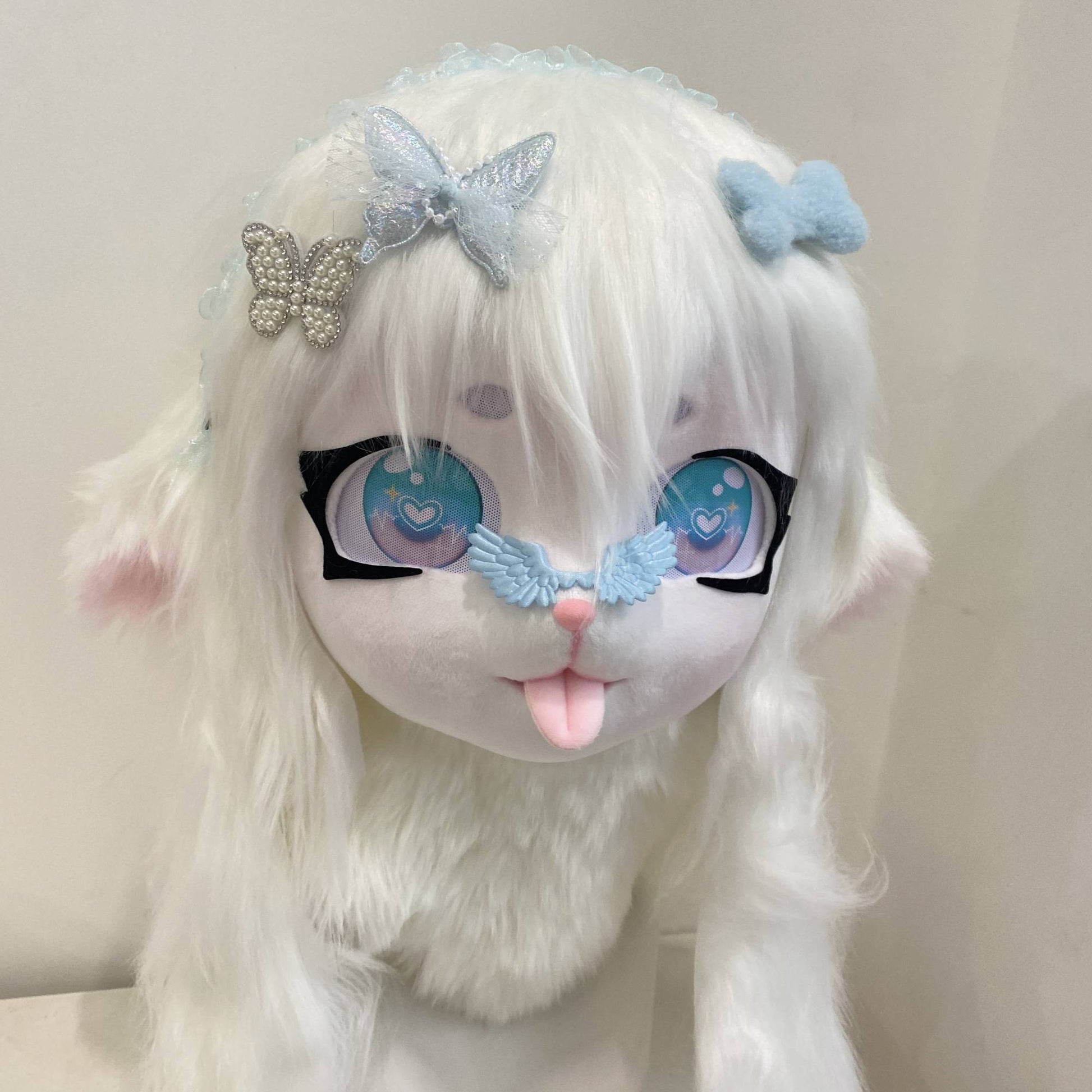 Fursuits head animal head Sheep furry head cute dog head halloween role-playing costume cosplay comic exhibition masks