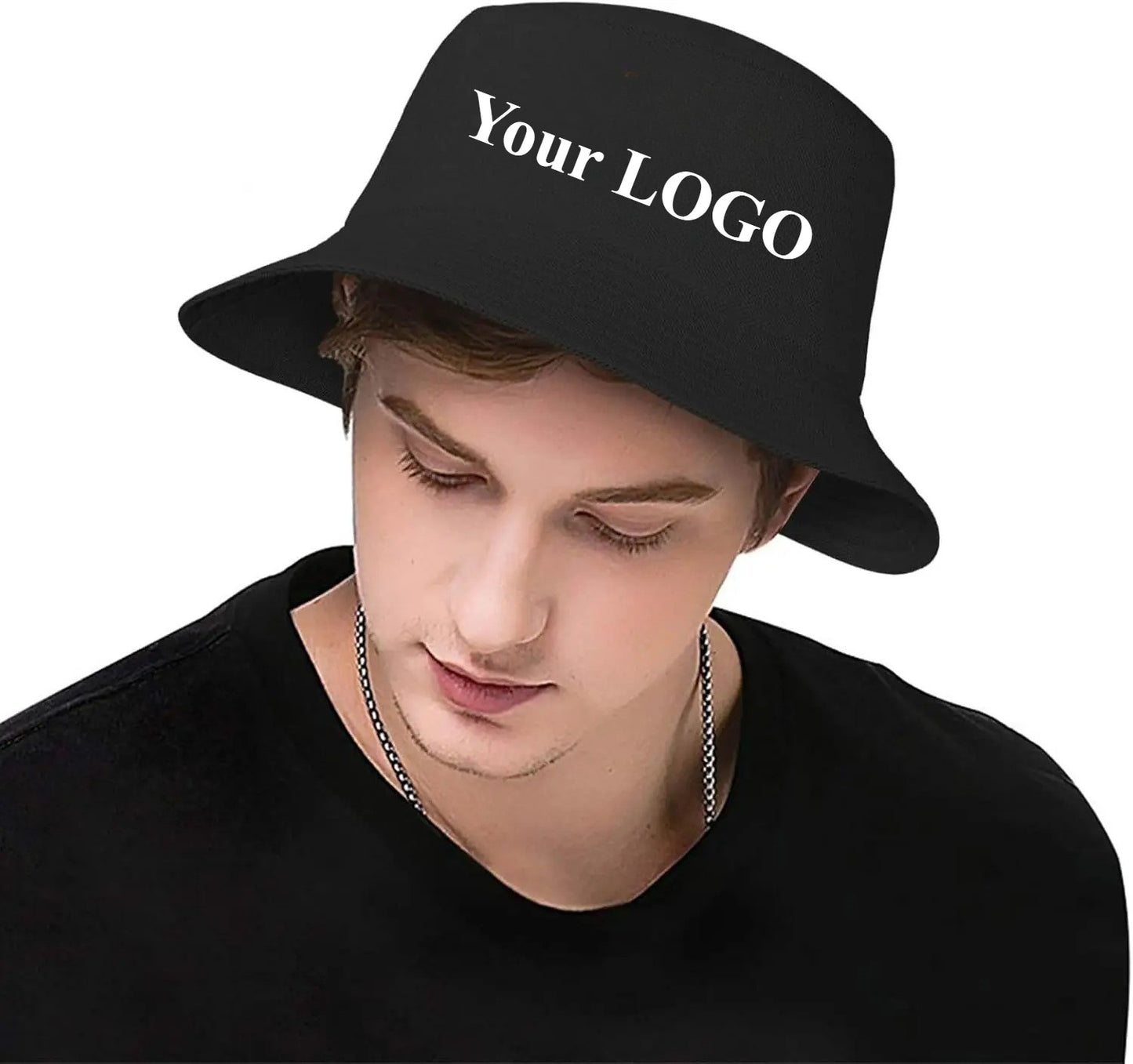 Atacado Chapéu Bucket com Logotipo Personalizado para Mulheres Algodão Homens Proteção Solar ao Ar Livre Bonés Hip Hop Chapéu Pescador Gorros Bob