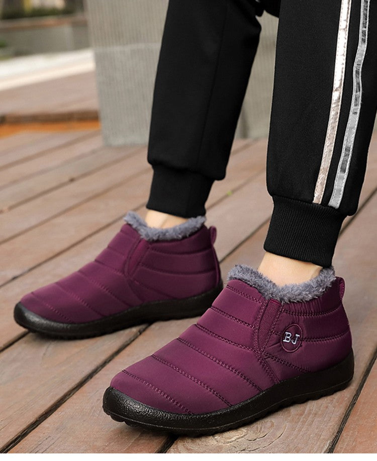 Men Boots 2025 Winter Shoes For Men Waterproof Snow Boots Winter Botas Hombre Warm Fur Ankle Boots Mens Botines