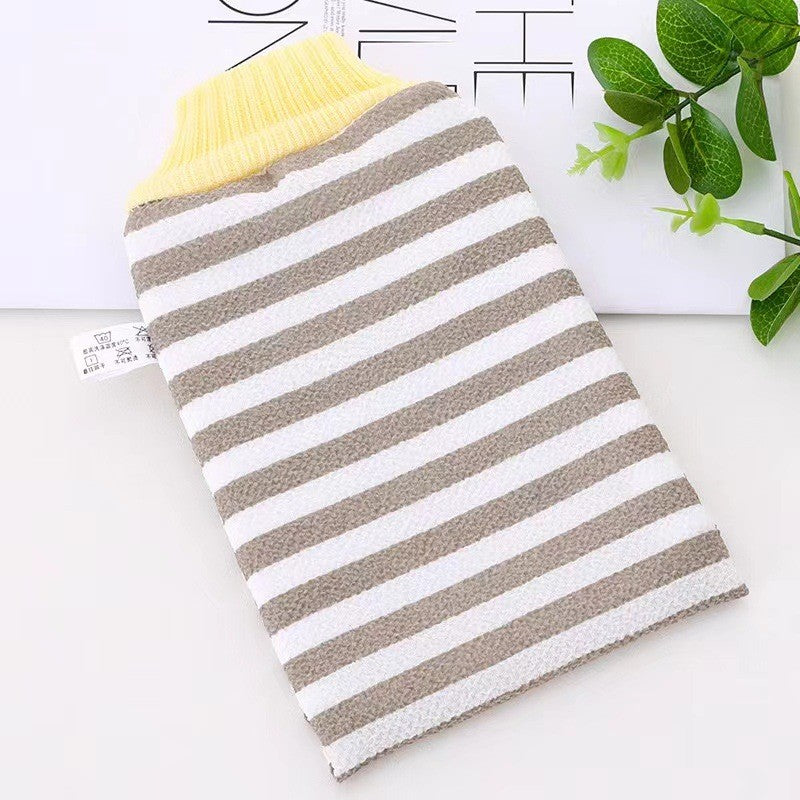 1pc Exfoliating Bath Gloves Body Scrubber Gloves SPA Shower Mitt Rub Body Wash Cleaning Tool Back Massager Towel Bath Supplies