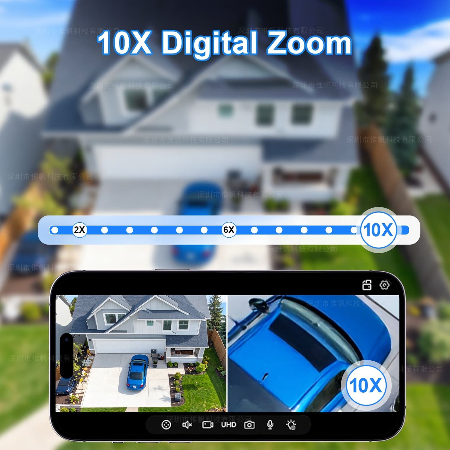 Câmera IP WIFI Tuya 5K 10MP Externa 5G Wifi Câmera PTZ de Lente Dupla Onvif Vigilância CCTV Rastreamento AI Alexa/Câmera de Segurança Goggle