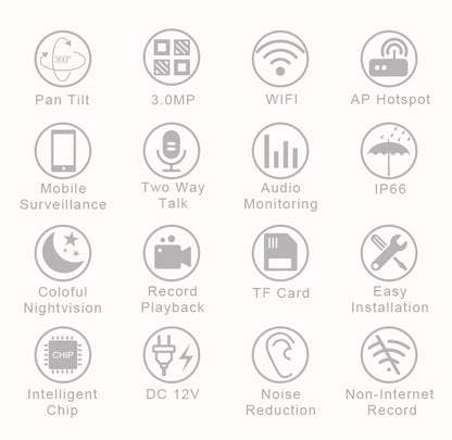 Ycc365 Plus 1080P PTZ Wifi IP Camera Outdoor 4X Digital Zoom AI Human Detect Wireless Camera Audio Security CCTV Wifi Monitor