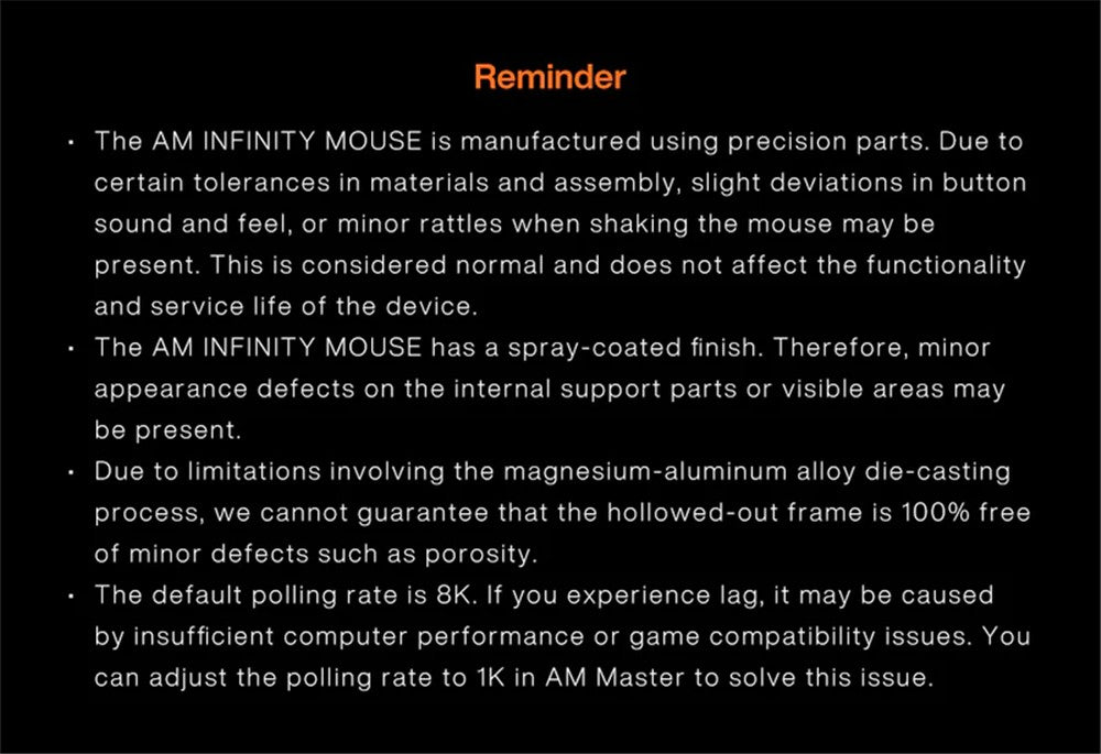 Mouse Gamer Sem Fio Angry Miao Infinity Troca a Quente Metal Ultraleve Oco PAW3950 Dual 8K Com Fio Três Modos