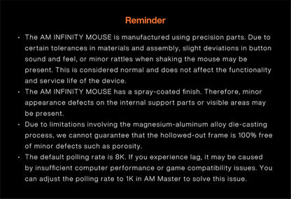 Mouse Gamer Sem Fio Angry Miao Infinity Troca a Quente Metal Ultraleve Oco PAW3950 Dual 8K Com Fio Três Modos