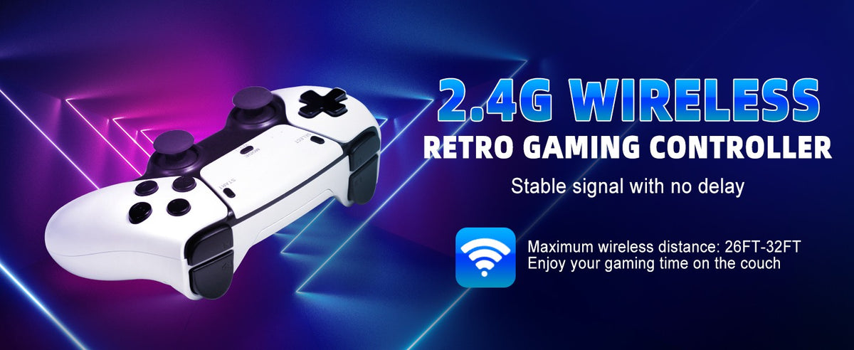 M15 4K TV Retro Handheld Game Console Stick 2.4G Dual Wireless Controller 20000+ Classical Games 23 Classic Emulaters