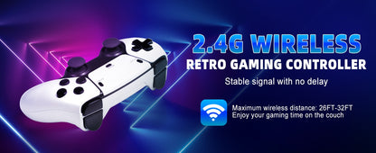 M15 4K TV Retro Handheld Game Console Stick 2.4G Dual Wireless Controller 20000+ Classical Games 23 Classic Emulaters