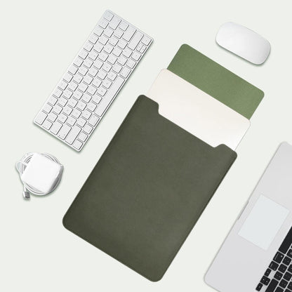 Business Travel Briefcase 11-16 Inch Laptop Sleeve Case PU Cover Notebook Protective Pouch Laptop Case Cover Non-Magnetic