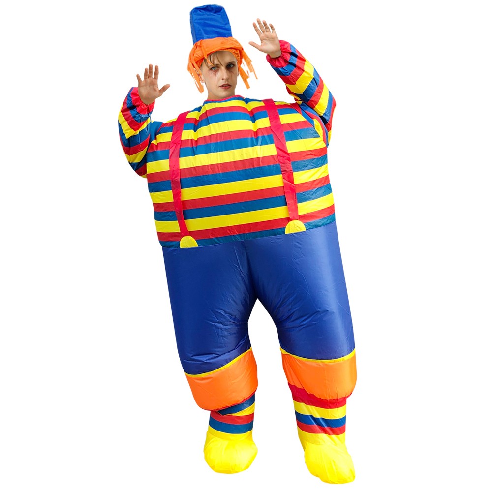 Hot Adult Blue Purple Ballet Dress Inflatable Costume Suit Anime Carnival Purim Halloween Party Cosplay Costume for Man Woman