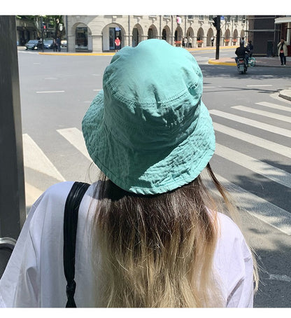Korean style Hat Women's Summer Face Slimming Sunshade Hat Casual Cotton bucket Cap ????? ?? ?????? ???????