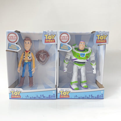QUENTE Disney Toy Story 3 Buzz Lightyear Woody Boneco Anime Modelo Estátua Ornamento Pingente Boneca de Ação Coleção Presente de Natal Infantil