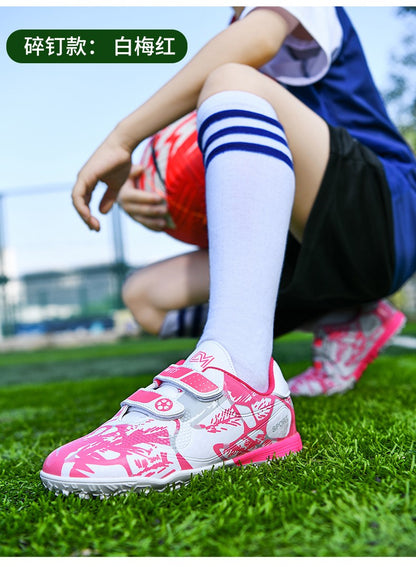 New Kids Football Boots Non Slip Professional Fast Children Football Shoes Original Boys Soccer Shoes Indoor Match Ultralight