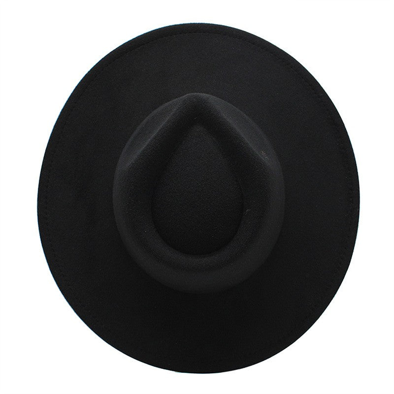 Chapéu Fedora Feminino Moderno Formal de Casamento Decoração Preto Verde Branco Panamá Boné Outono Inverno Luxo Masculino Cartola Fedoras Gorra