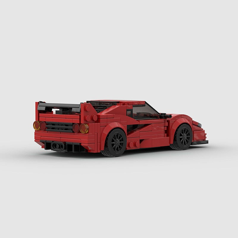 MOC Carro Esportivo de Corrida Veículo Cidade Speed Racer Modelo Técnico Blocos de Construção Tijolos Supercarro F1 Brinquedos Infantis Presentes para Meninos NSX
