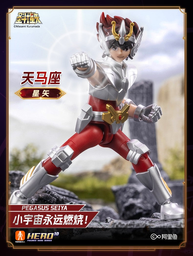 Blokees Galaxy Versão Gold Saint Boneco de Ação Libra Dohko Sagitário Campeão Seiya Mu Aiolia Brinquedos de Montar Presente Infantil