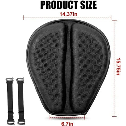 Almofada de Assento de Moto 3D Colmeia Antiderrapante Almofada de Gel de Moto Almofada de Assento de Alívio de Pressão para Moto Acessórios de Moto