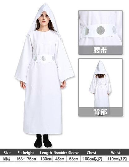 Adult Man Leia Halloween Cosplay Costume Boys Black Warrior Darth Vader Clothes White Soldier Alien Red Devils Kylo Ren Cos