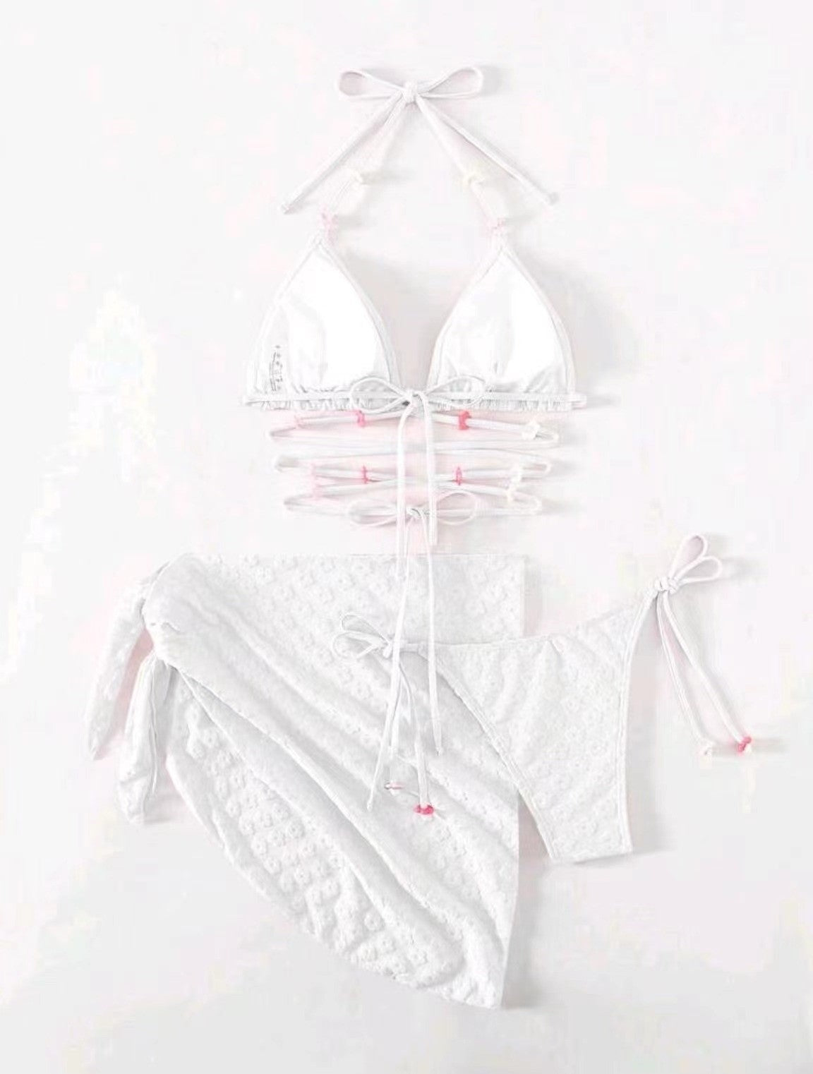 Pink Sexy Bikinis Swimsuits Women's Swimwear Push Up Female Beach Swimming Wear Girls Bathing Suits Brazilian Bikini Pool Bather