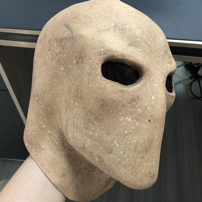 Slenderman Mask Cospaly Creepy Horror Faceless Man Alien Skull Latex Helmet Halloween Carnival Party Costume Props